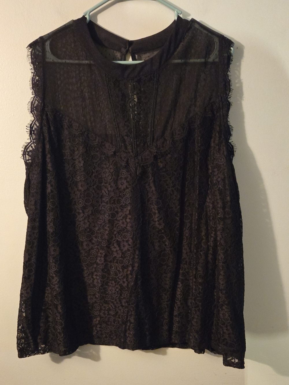 Sleeveless Black Lace Blouse - Elegant Women's Top